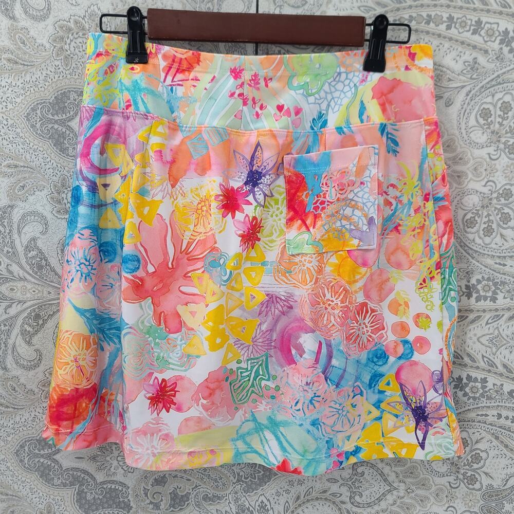 B Skinz Golf Pickleball skort Bundle (3) Sz Medium Athleisure Multicolor pattern - Picture 6 of 16